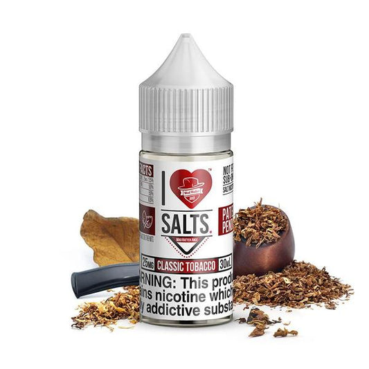 I Love Salts by Mad Hatter | Classic Tobacco 30ML eLiquid