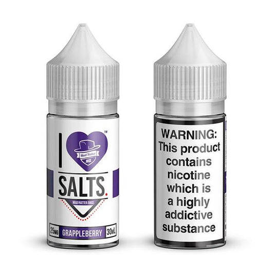 I Love Salts by Mad Hatter | Grappleberry 30ML eLiquid