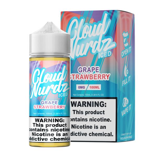 CLOUD NURDZ ICED | Grape Strawberry 100ML eLiquid