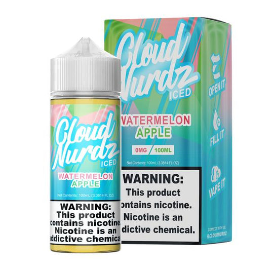 CLOUD NURDZ ICED | Watermelon Apple 100ML eLiquid