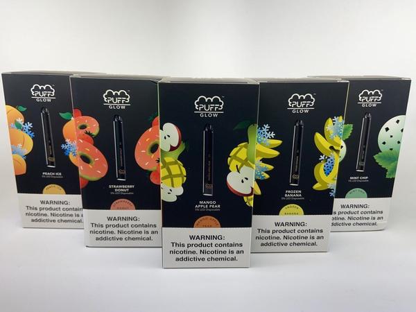 Puff GLOW Disposable E-Cig (Individual) - MOQ 10 Packs
