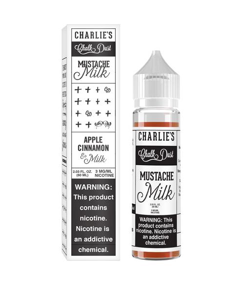 Charlie&#39;s Chalk Dust | Mustache Milk 60ML eLiquid