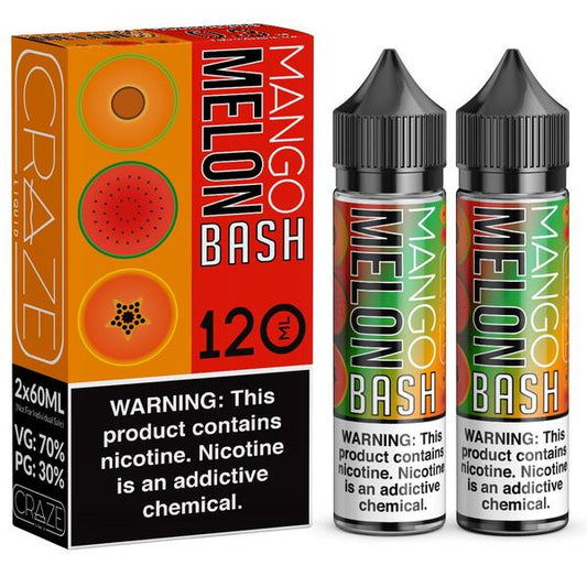 CRAZE LIQUID | Mango Melon Bash 2X60ML eLiquid