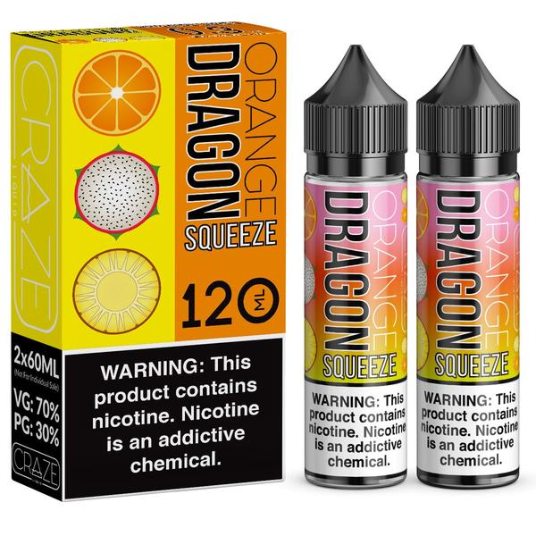 CRAZE LIQUID | Orange Dragon Squeeze 2X60ML eLiquid