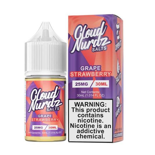 CLOUD NURDZ SALT | Grape Strawberry 30ML eLiquid