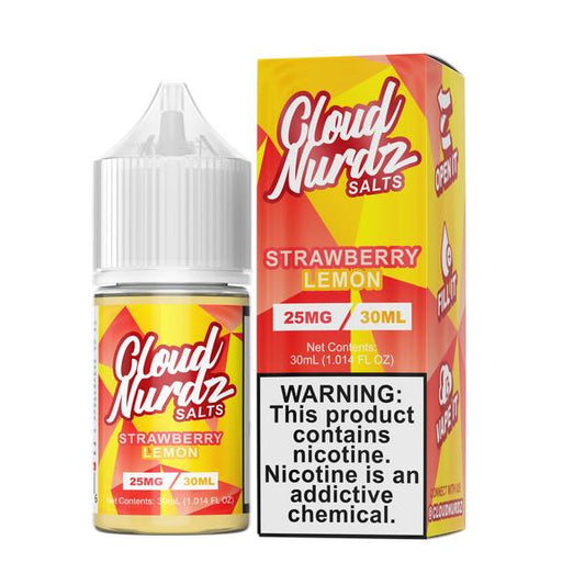 CLOUD NURDZ SALT | Strawberry Lemon 30ML eLiquid