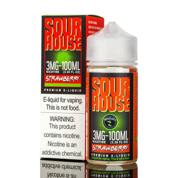 SOUR HOUSE | Strawberry 100ML eLiquid