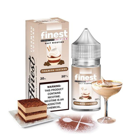 THE FINEST SALT | Tiramisu Custard 30ML eLiquid