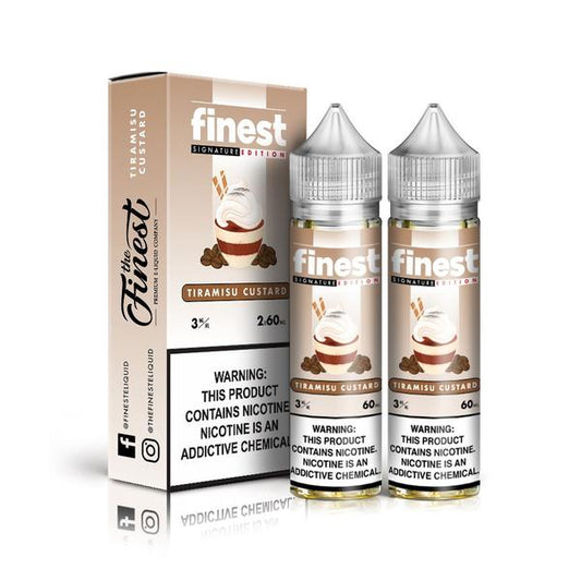 THE FINEST SIGNATURE | Tiramisu Custard 120ML eLiquid