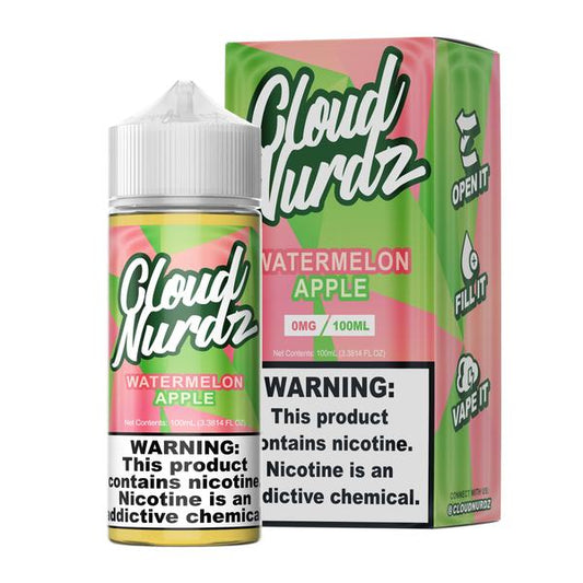 CLOUD NURDZ | Watermelon Apple 100ML eLiquid