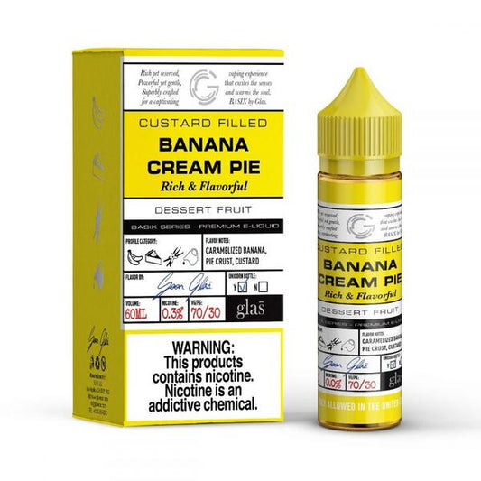 GLAS BASIX SERIES | Banana Cream Pie 60ML eLiquid