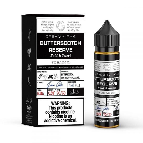 GLAS BASIX SERIES | Butterscotch Reserve 60ML eLiquid