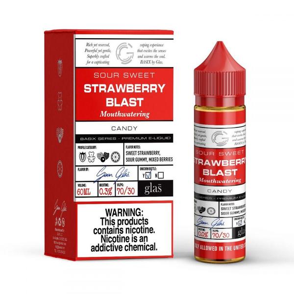 GLAS BASIX SERIES | Strawberry Gummy 60ML eLiquid