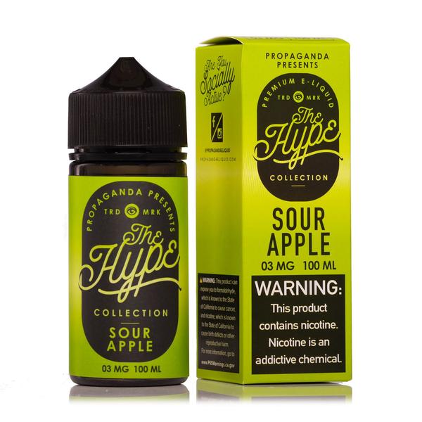 THE HYPE COLLECTION | Sour Apple 100ML eLiquid